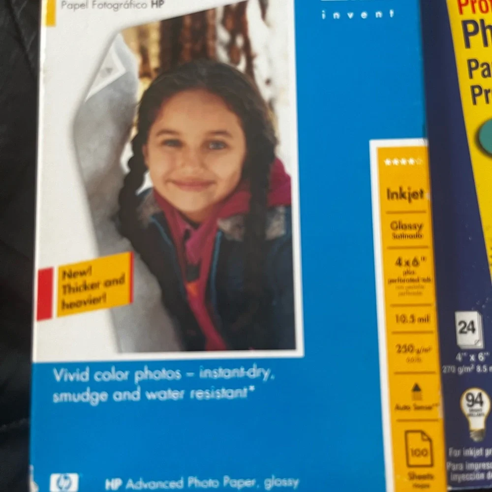 New HP Photo Paper Set